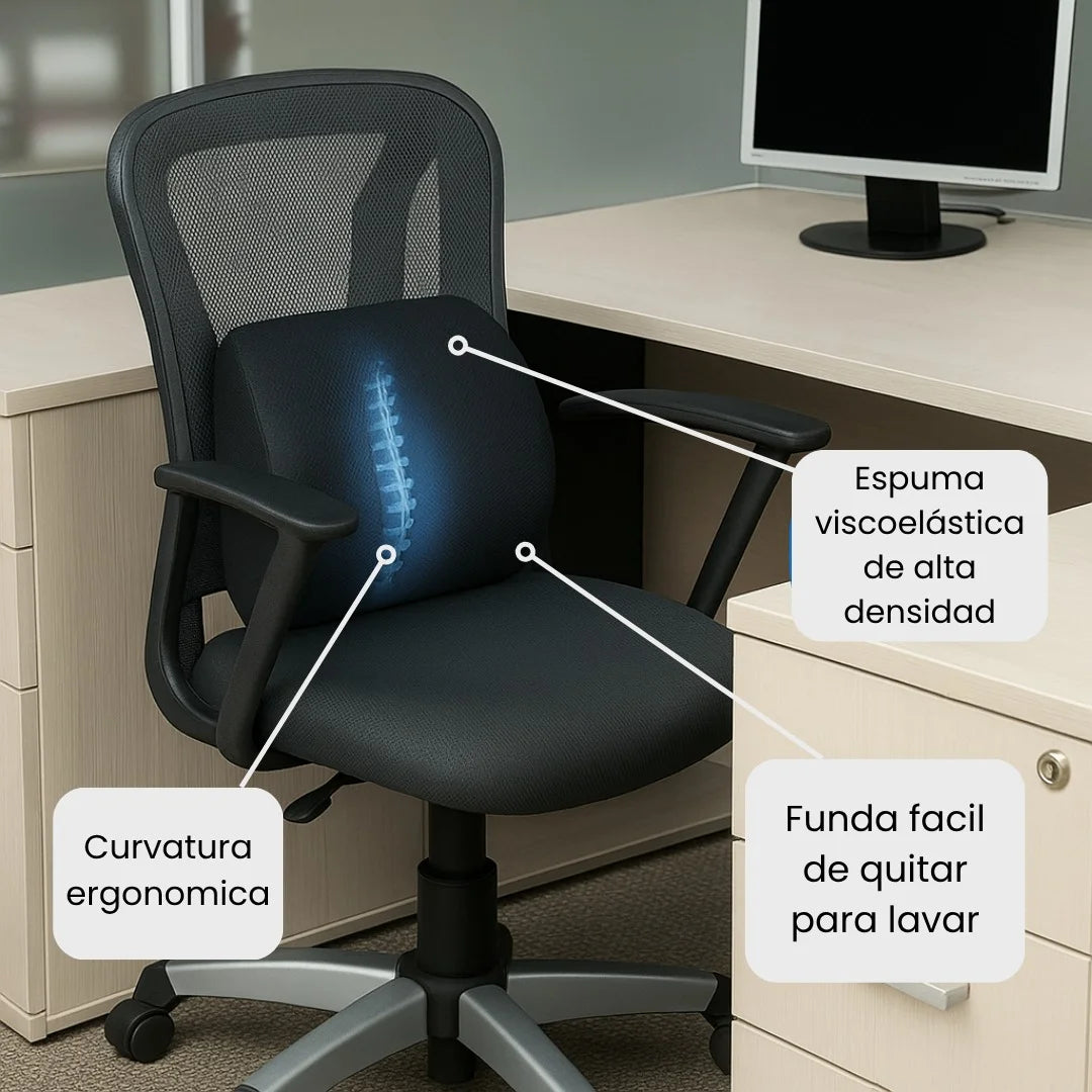KIT SOPORTE LUMBAR Y CERVICAL + Envio Gratis.