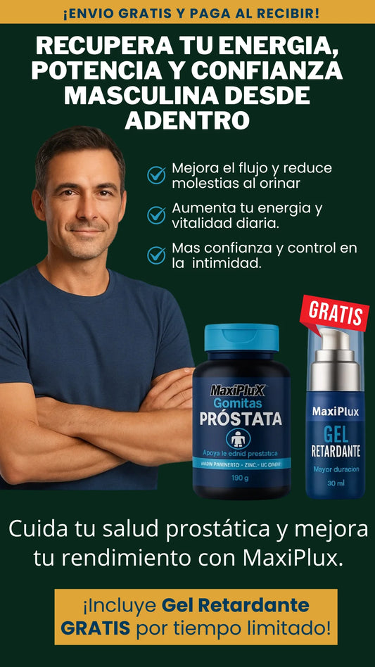 Gomas Próstata + Gel Retardante