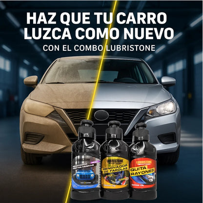 KIT RENOVACION LUBRISTONE - Devuelve la apariencia de auto nuevo en minutos.