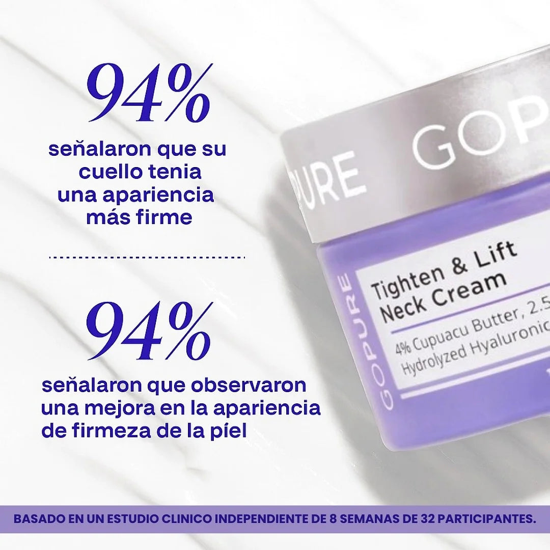 CREMA REAFIRMANTE GOPURE – Dile adiós a la flacidez y recupera la firmeza de tu piel