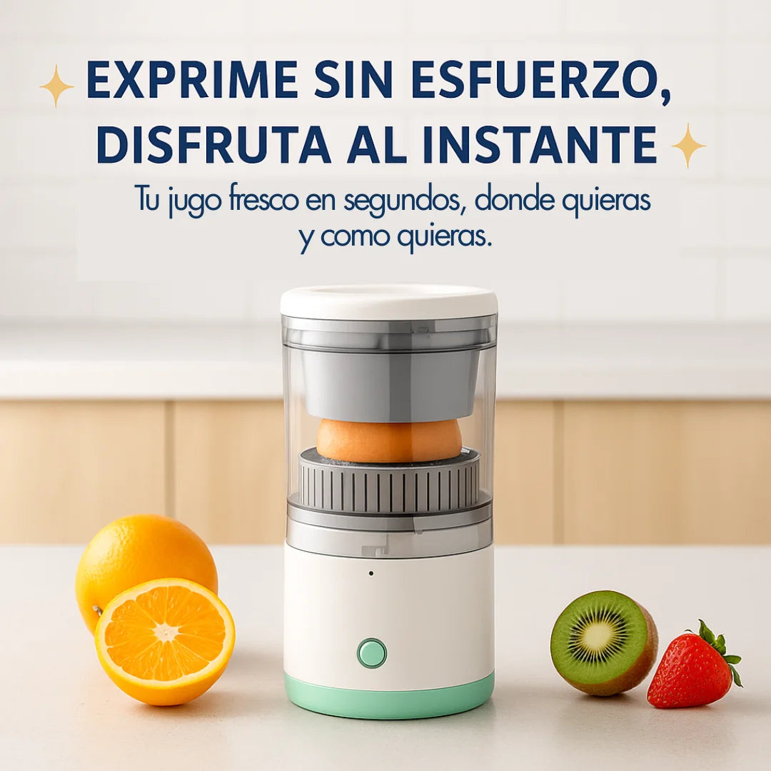 EXPRIMIDOR ELECTRICO DE FRUTAS - Tu jugo natural en un solo botón