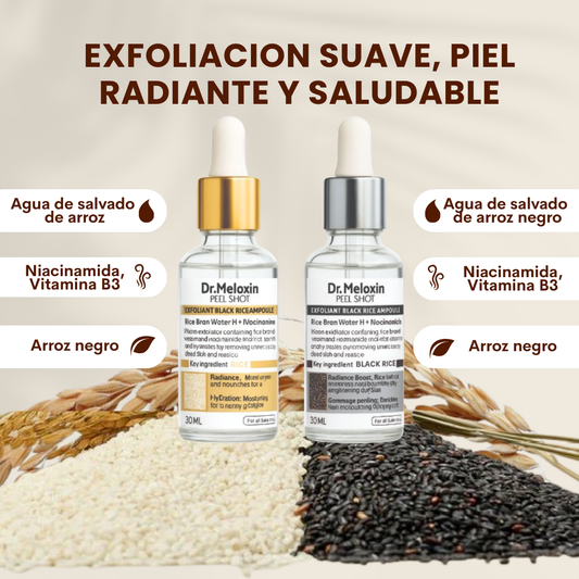 COMBO DR. MELAXIN - Exfoliación suave, piel radiante y saludable.
