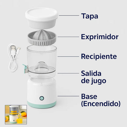 EXPRIMIDOR ELECTRICO DE FRUTAS - Tu jugo natural en un solo botón