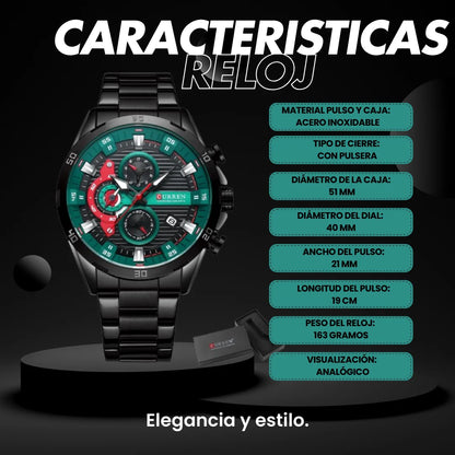 RELOJ CURREN - Elegancia Masculina + Tarjeta de garantía