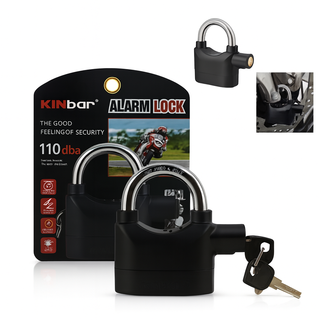 Candado con alarma multiusos