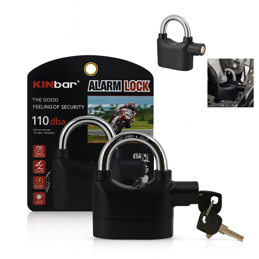 Candado con alarma multiusos