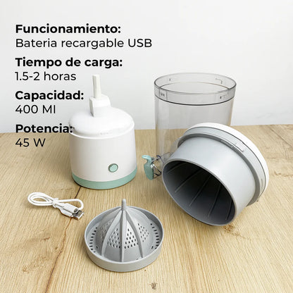 EXPRIMIDOR ELECTRICO DE FRUTAS - Tu jugo natural en un solo botón