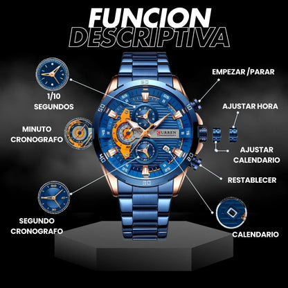 RELOJ CURREN - Elegancia Masculina + Tarjeta de garantía